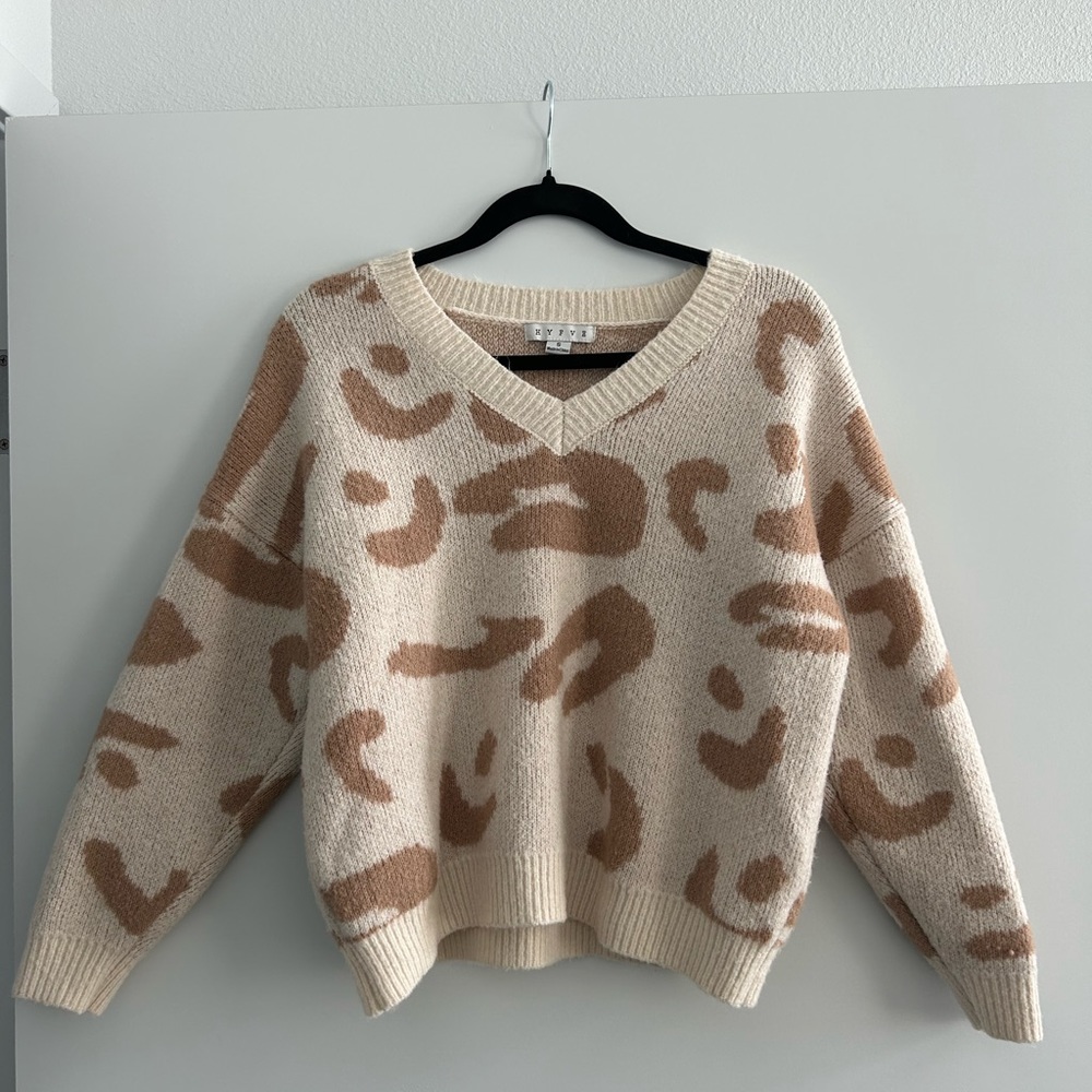 Cheetah Print Sweater